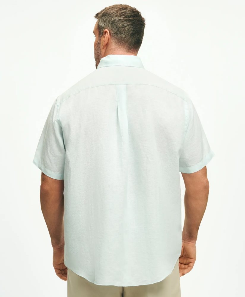 Big & Tall Sport Shirt,  Short-Sleeve Irish Linen, image 3