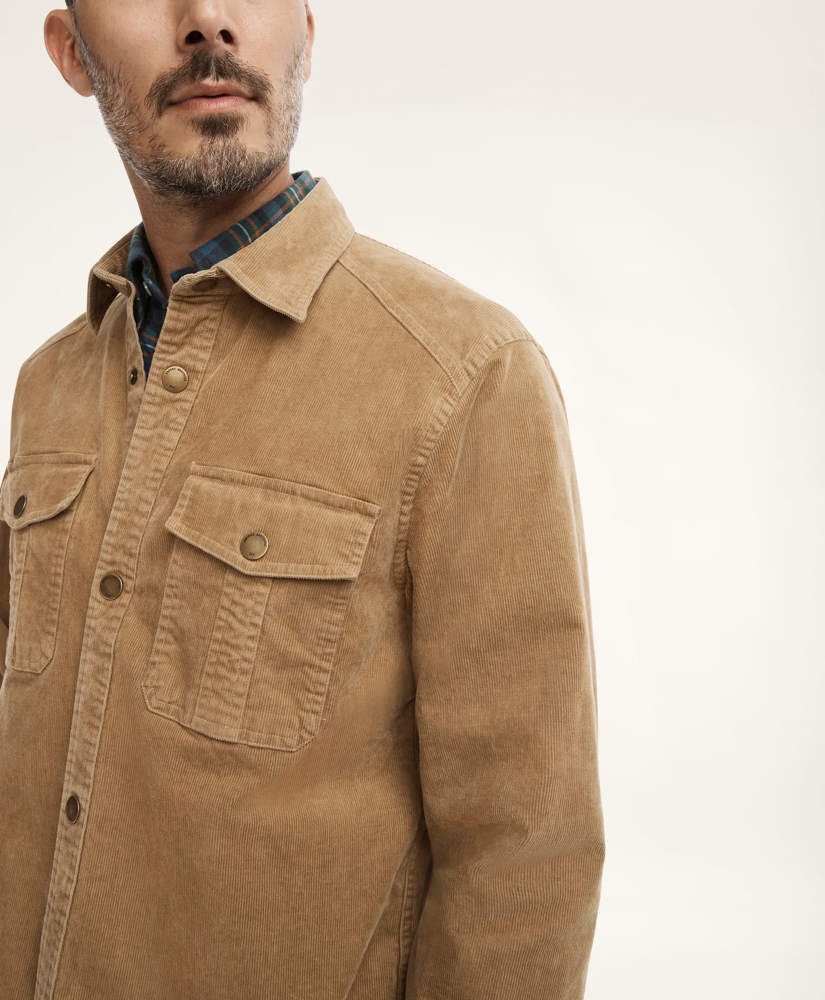 Big & Tall Medium Wale Corduroy Shirt Jacket