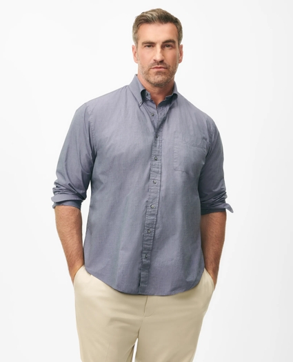 Big & Tall Friday Shirt, Poplin End-on-End, image 1