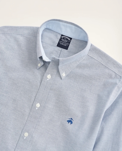 Stretch Big & Tall Sport Shirt, Non-Iron Oxford, image 2