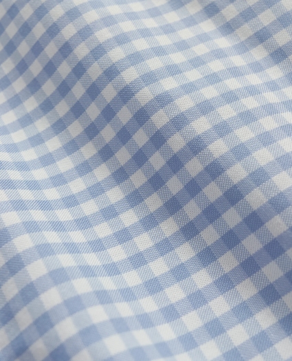 Big & Tall Stretch Non-Iron Oxford Button-Down Collar, Gingham Sport Shirt, image 3