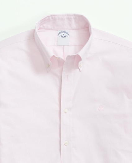 Big & Tall Stretch Non-Iron Oxford Button-Down Collar Sport Shirt, image 2