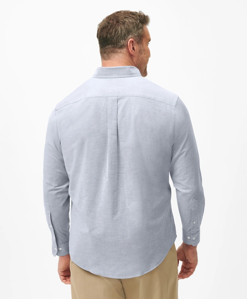 Big & Tall Stretch Cotton Non-Iron Oxford Polo Button Down Collar, Shirt, image 3