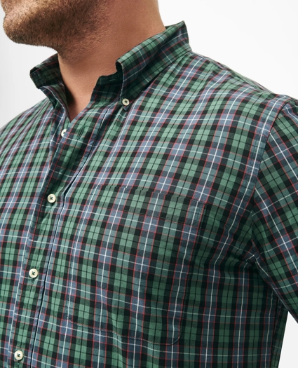 Big & Tall Friday Shirt, Poplin Checked, image 2