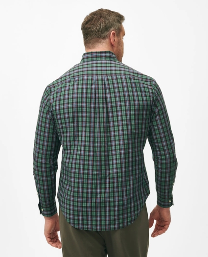 Big & Tall Friday Shirt, Poplin Checked, image 3