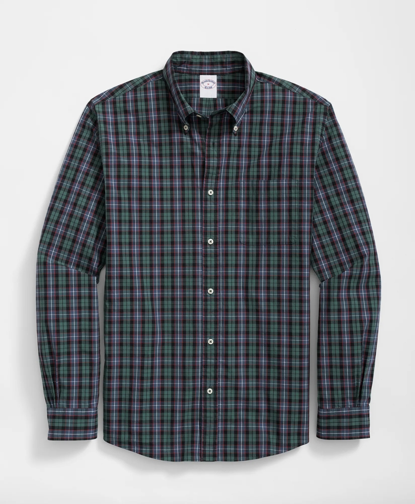 Big & Tall Friday Shirt, Poplin Checked, image 4