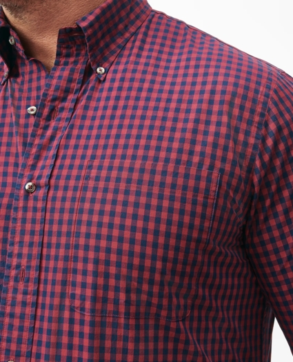Big & Tall Friday Shirt, Poplin Gingham, image 2