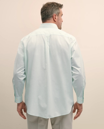 Big & Tall Stretch Cotton Non-Iron Oxford Polo Button Down Collar, Shirt, image 3