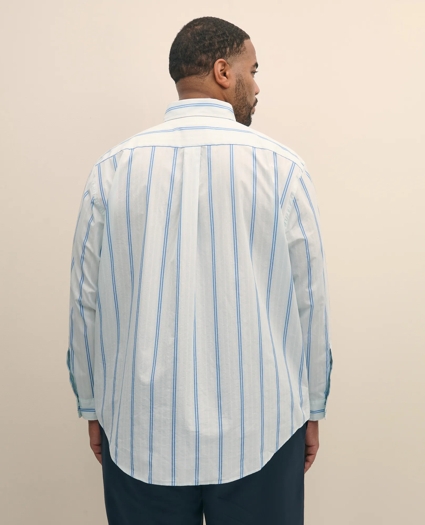 Big & Tall Friday Shirt, Poplin Striped, image 3