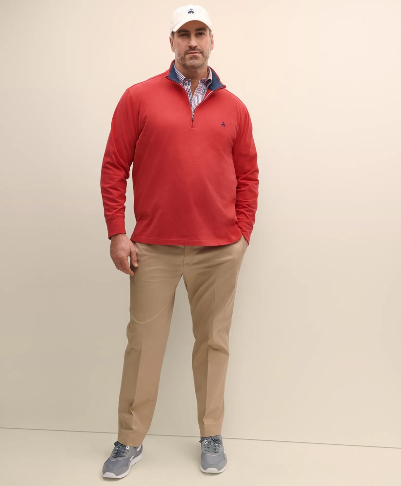 Big & Tall Stretch  Cotton Non-Iron Polo Button Down Collar, Gingham Shirt, image 3