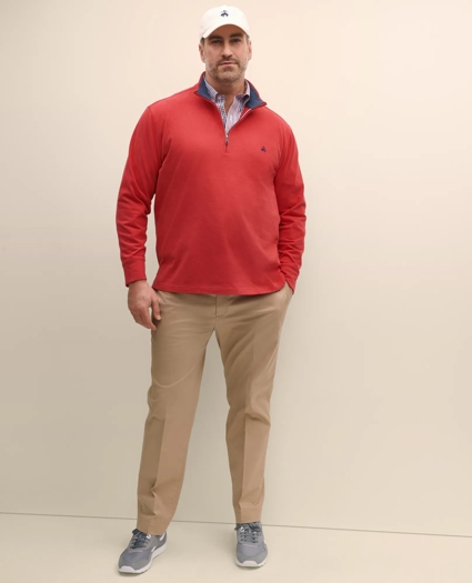 Big & Tall Stretch  Cotton Non-Iron Polo Button Down Collar, Gingham Shirt, image 3