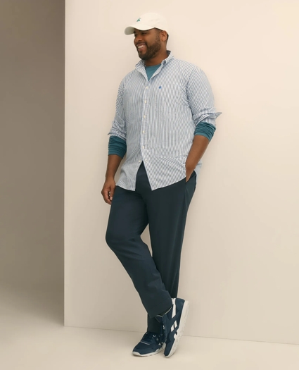 Big & Tall Friday Shirt, Poplin Bengal Stripe, image 3
