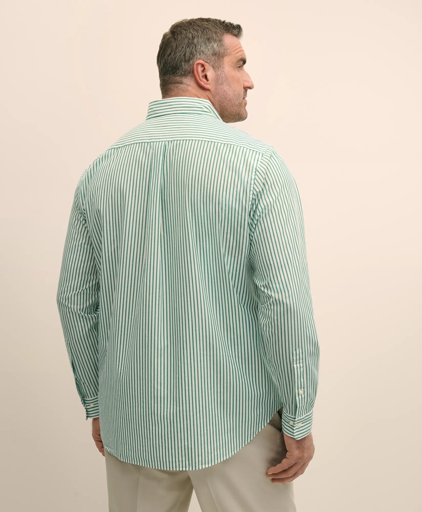 Big & Tall Friday Shirt, Poplin Bengal Stripe, image 4