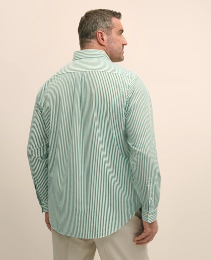 Big & Tall Friday Shirt, Poplin Bengal Stripe, image 4