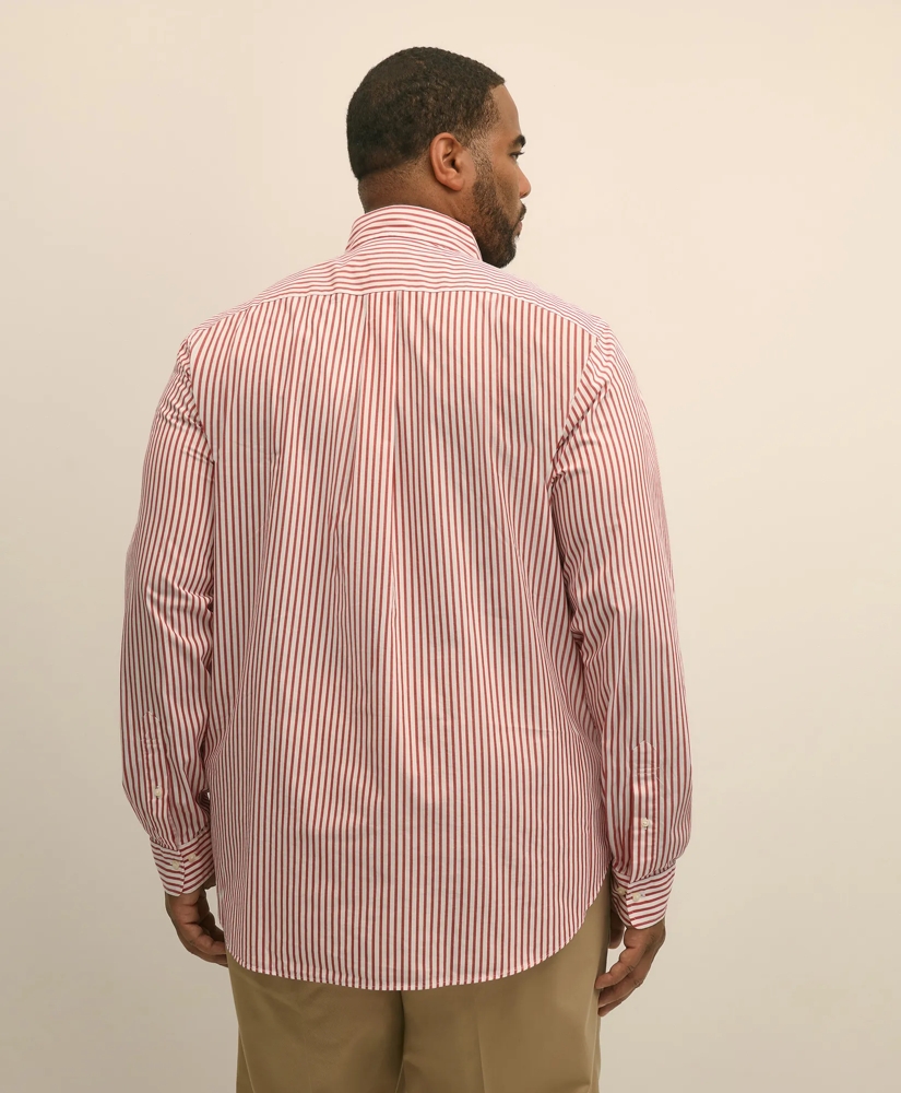 Big & Tall Friday Shirt, Poplin Bengal Stripe, image 4