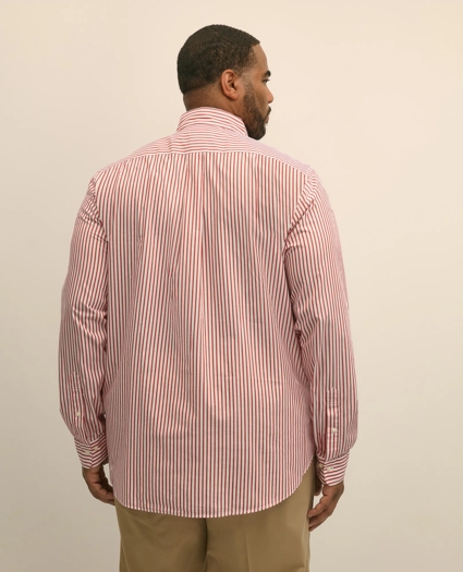 Big & Tall Friday Shirt, Poplin Bengal Stripe, image 4