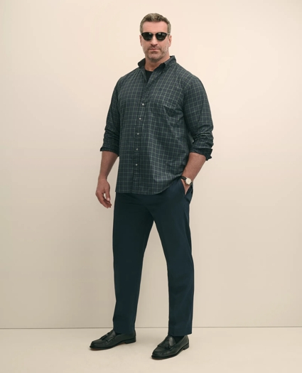 Big & Tall Friday Shirt, Poplin Black Watch, image 2