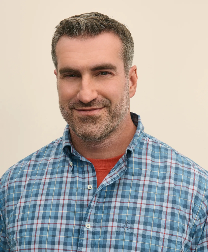 Big & Tall Friday Shirt, Poplin Tartan, image 3