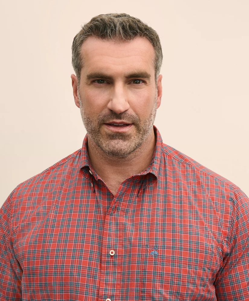 Big & Tall Friday Shirt, Poplin Tartan, image 3