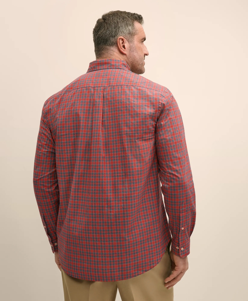 Big & Tall Friday Shirt, Poplin Tartan, image 4