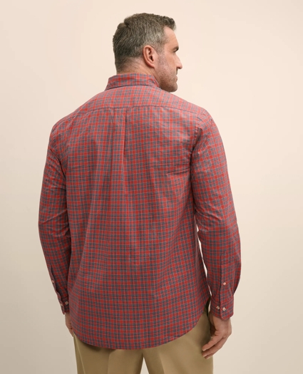 Big & Tall Friday Shirt, Poplin Tartan, image 4
