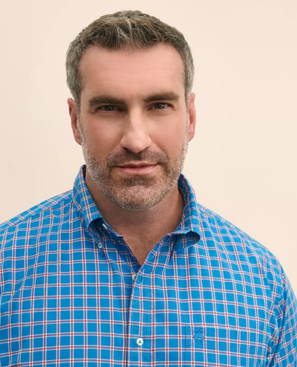 Big & Tall Friday Shirt, Poplin Check, image 3