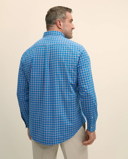 Big & Tall Friday Shirt, Poplin Check, image 4