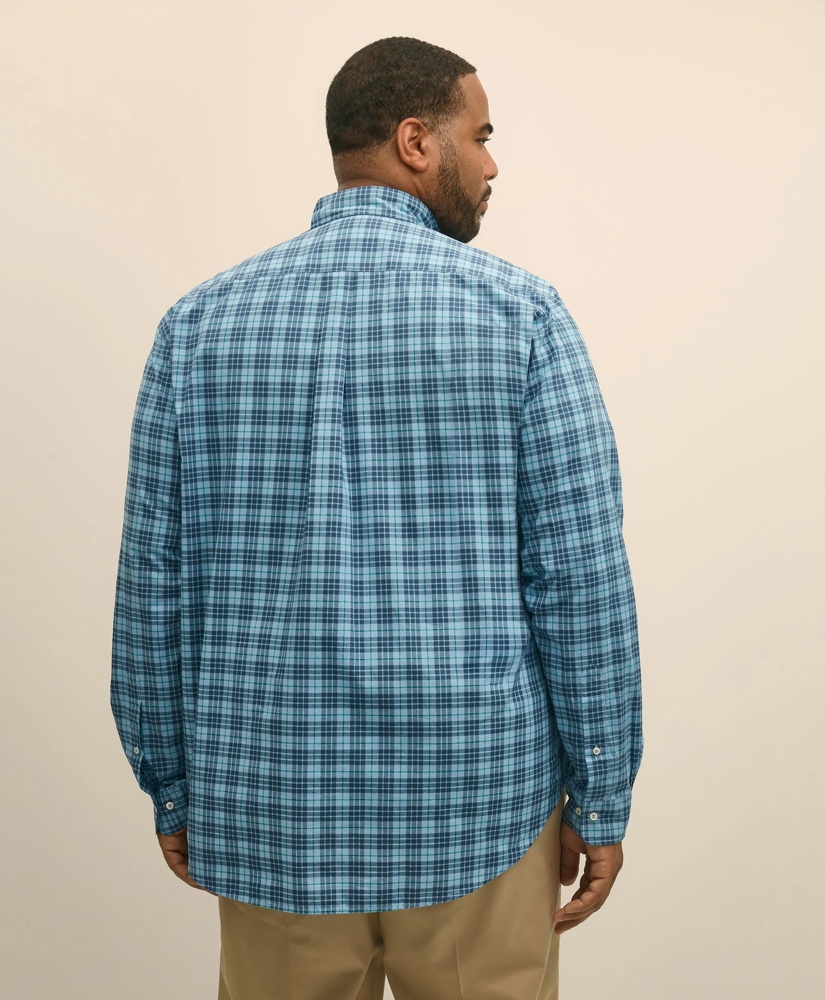 Big & Tall Friday Shirt, Poplin Tartan, image 3