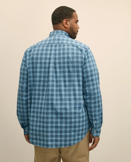 Big & Tall Friday Shirt, Poplin Tartan, image 3