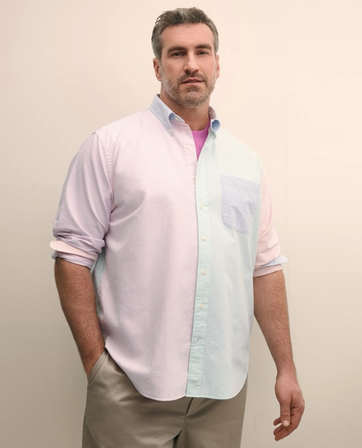 Big & Tall Friday Shirt, Fun Stripe