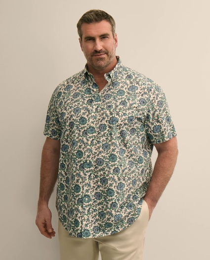 Big & Tall Friday Shirt, Short-Sleeve Poplin, image 1