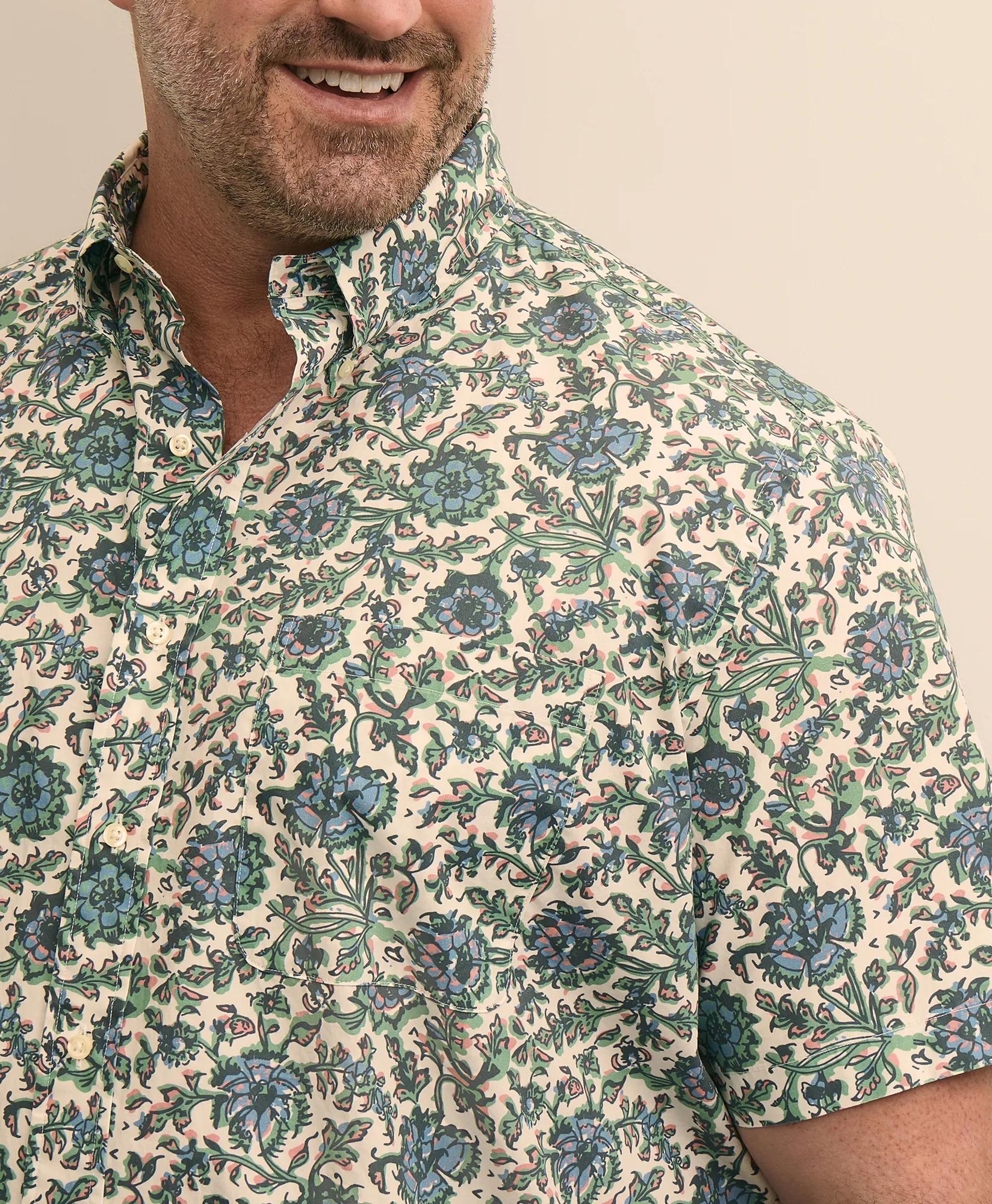 Big & Tall Friday Shirt, Short-Sleeve Poplin, image 2