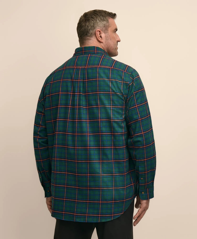 Cotton Flannel Plaid Sport Shirt, image 3