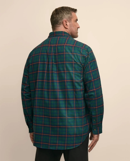 Cotton Flannel Plaid Sport Shirt, image 3
