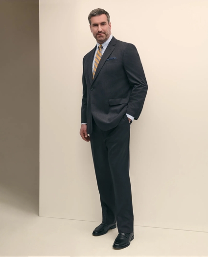 Big & Tall Stretch Wool Two-Button 1818 Suit, image 1