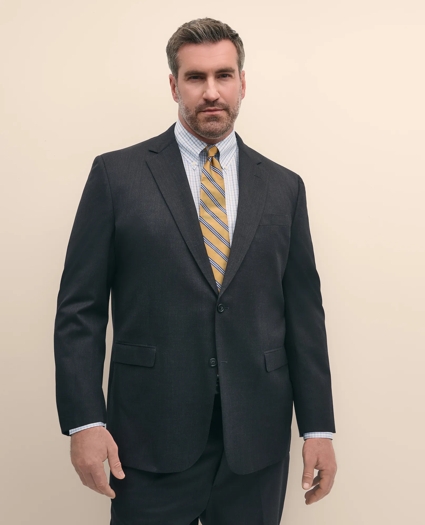 Big & Tall Stretch Wool Two-Button 1818 Suit, image 2