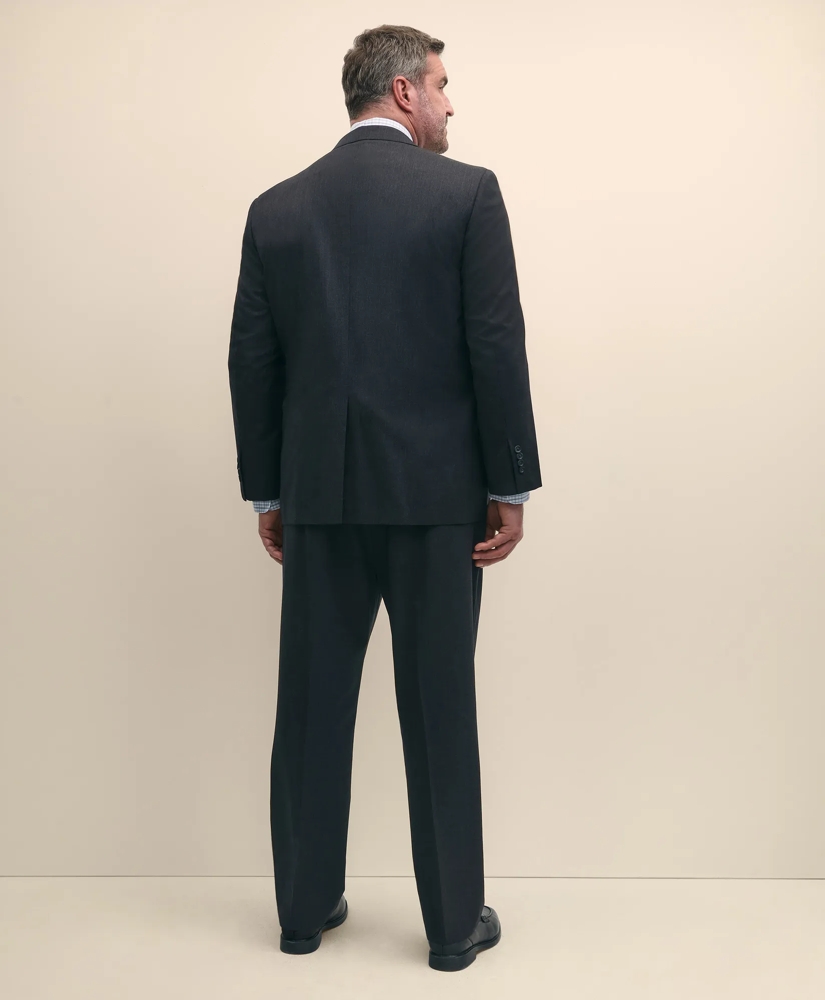 Big & Tall Stretch Wool Two-Button 1818 Suit, image 4