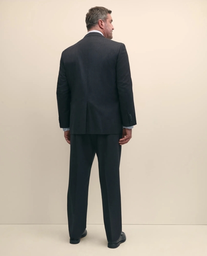 Big & Tall Stretch Wool Two-Button 1818 Suit, image 4