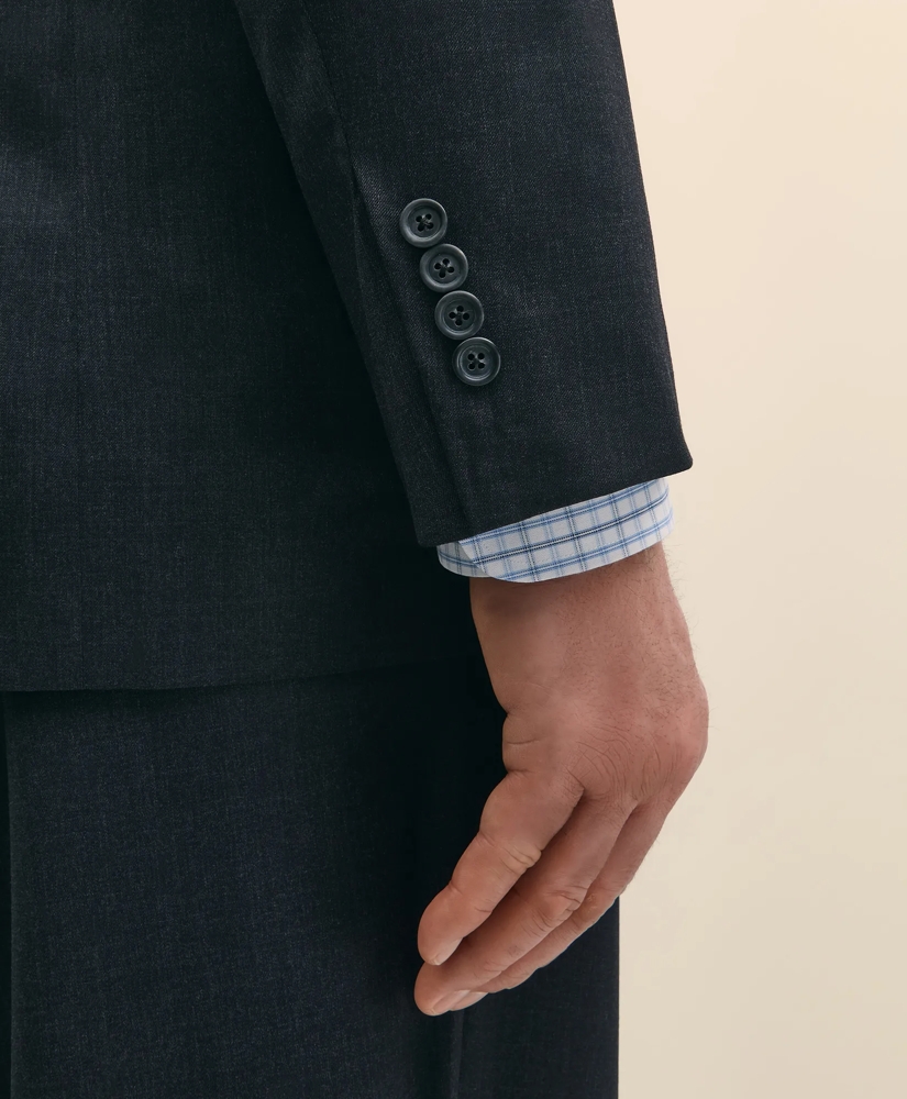 Big & Tall Stretch Wool Two-Button 1818 Suit, image 5