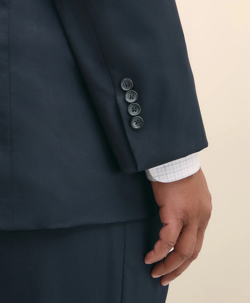 Big & Tall Stretch Wool Two-Button 1818 Suit, image 5