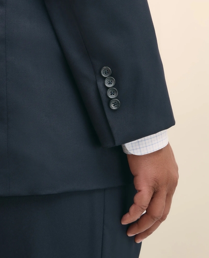 Big & Tall Stretch Wool Two-Button 1818 Suit, image 5
