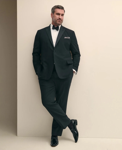 Big & Tall Brooks Brothers Explorer Collection Wool Tuxedo Pants, image 1