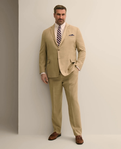 Big & Tall Stretch Wool Suit Pants, image 1