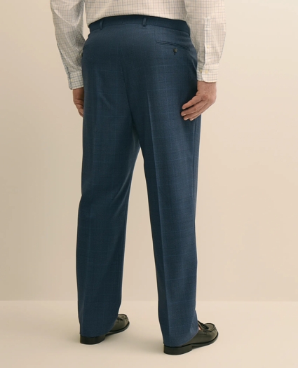 Brooks Brothers Explorer Collection Big & Tall Wool Overcheck Suit Pants, image 3