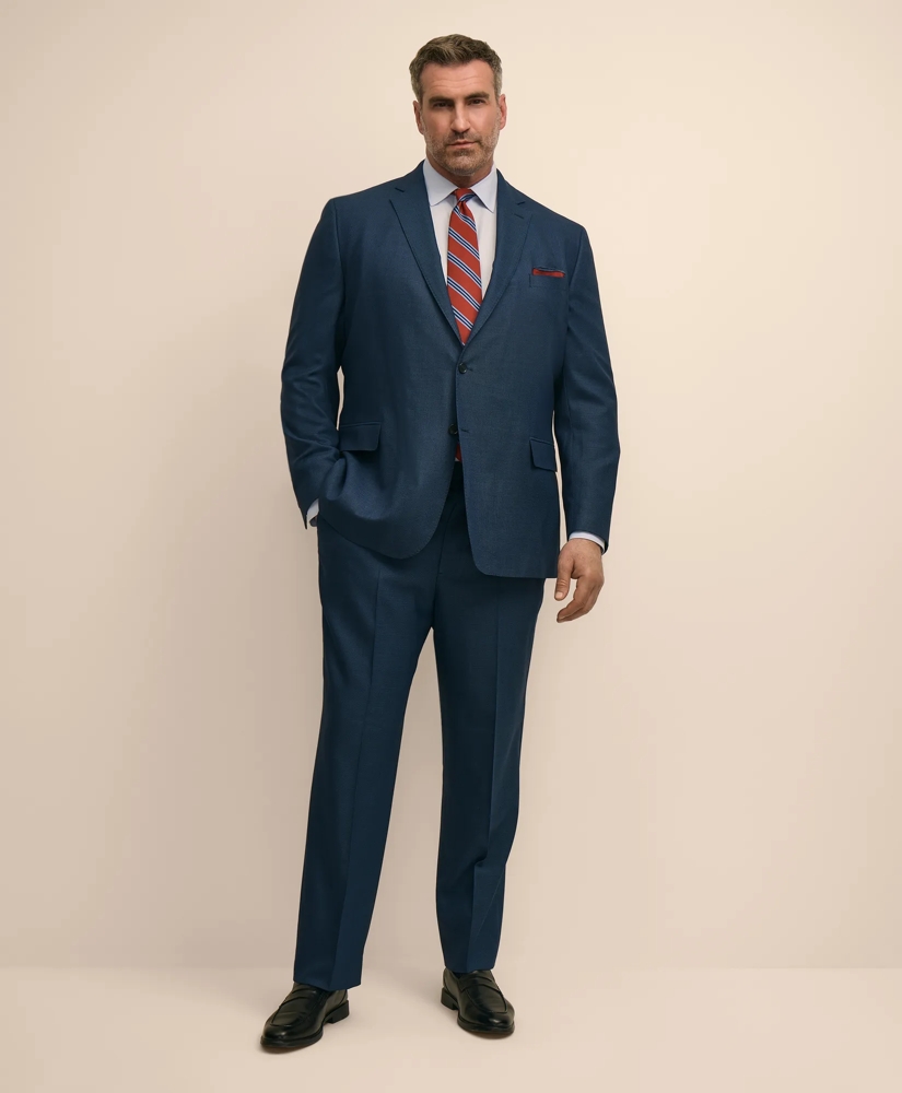 Brooks Brothers Explorer Collection Big & Tall Stretch Wool Blend Birdseye Suit Jacket, image 2