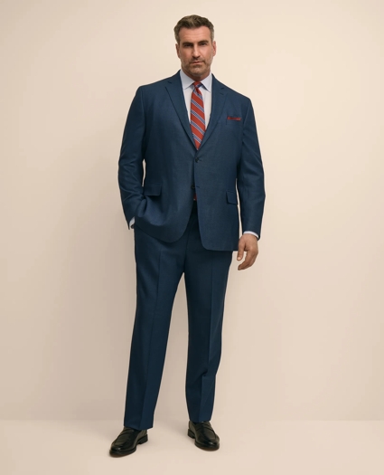 Brooks Brothers Explorer Collection Big & Tall Stretch Wool Blend Birdseye Suit Jacket, image 2