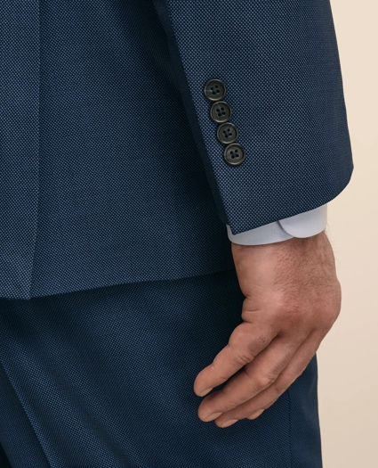 Brooks Brothers Explorer Collection Big & Tall Stretch Wool Blend Birdseye Suit Jacket, image 5
