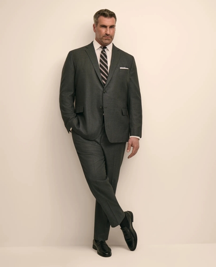Brooks Brothers Explorer Collection Big & Tall Stretch Wool Blend Birdseye Suit Jacket, image 2