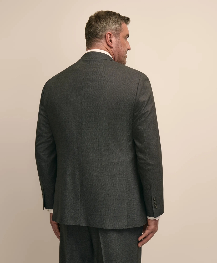 Brooks Brothers Explorer Collection Big & Tall Stretch Wool Blend Birdseye Suit Jacket, image 4
