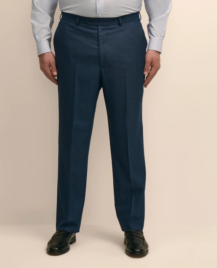 Brooks Brothers Explorer Collection Big & Tall Stretch Wool Blend Birdseye Suit Pants, image 2